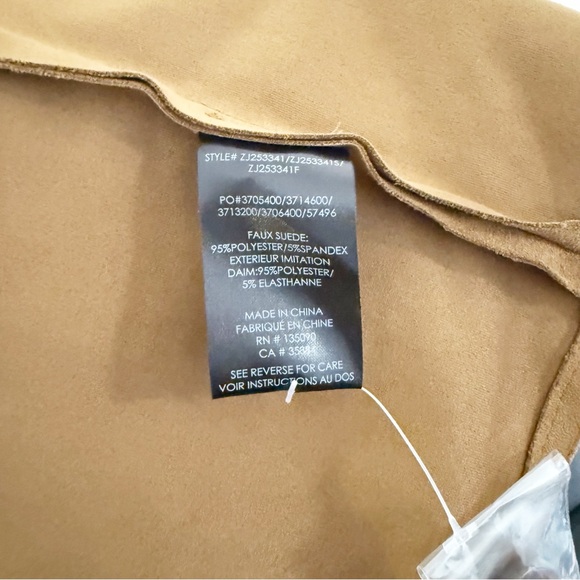 Z Supply Decker Suede Brown Chore Jacket Size Large - Picture 6 of 7